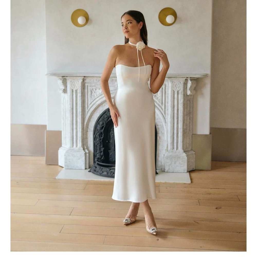 PARK & FIFTH BRODIE DRESS OFF WHITE